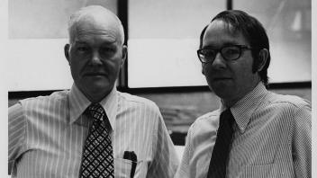 Prof. Bohart with his graduate student Arnold Menke